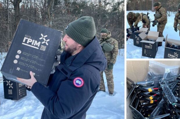 50 FPV-дронів для захисників: БФ ”Батальйон Волонтер” і Роман Бочкала відзвітували про пророблену роботу (фото, відео)
