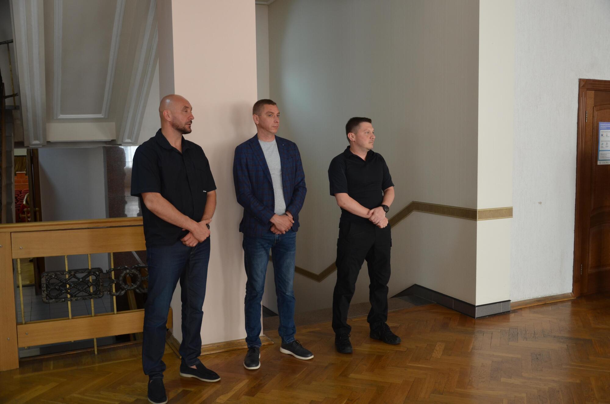 Голова Консультативної експертної ради Роман Бочкала під час заходу (зліва)