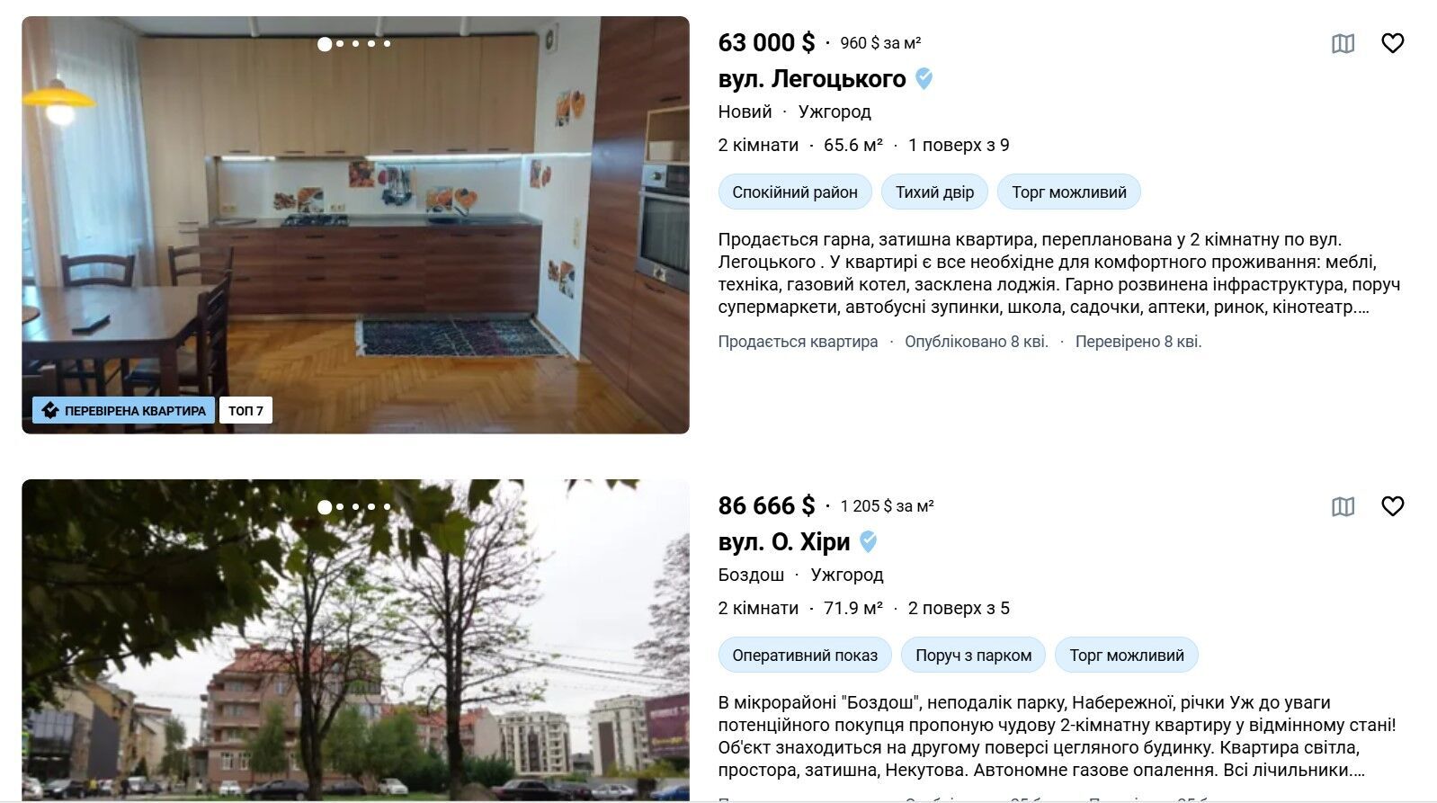 Сколько стоят квартиры в Ужгороде?