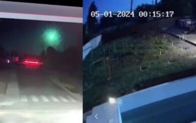 Падение метеорита: в соцсетях объясняют яркую вспышку на ночном небе