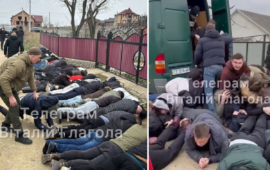 34 ухилянти в одному авто: біля румунського кордону затримали бус, під зав’язку набитий чоловіками