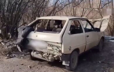 У Бердянську підірвали машину з організаторкою псевдовиборів