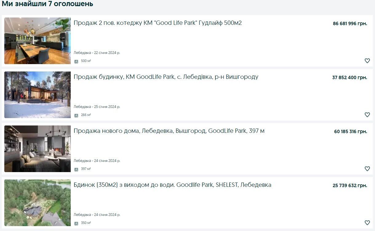 Массово распродают коттеджи из элитного городка под Киевом.