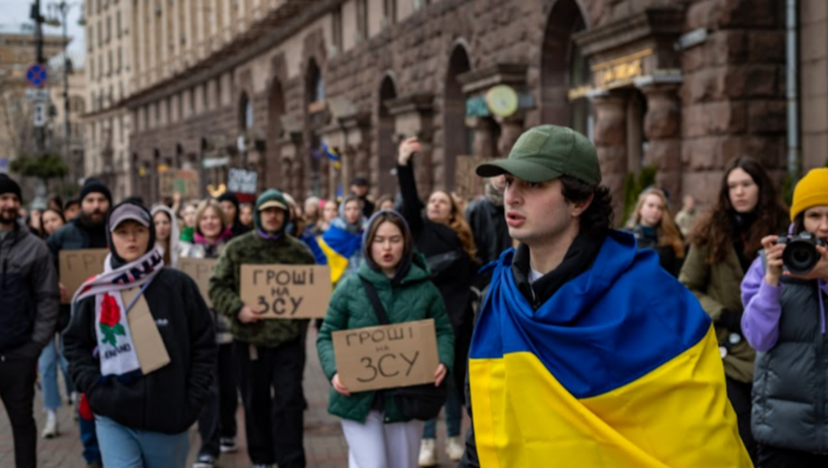 »Не будет помощи — будет оккупация»: под КГГА прошла 19-я акция »Деньги на ВСУ»