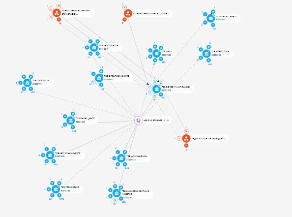 График связей, сформированный информационно-аналитической системой YouControl