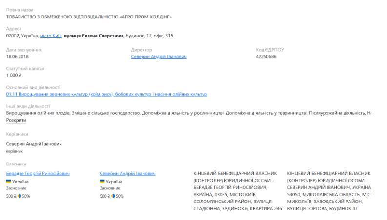 Северин, Лукасевич, Берадзе: как действует вероятная теневая сеть от агробизнеса до конвертцентров?