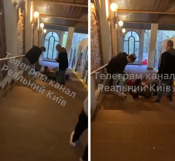 В Киеве парень разбил стекло фуникулера и с обломком напал на другого парня: последний погиб