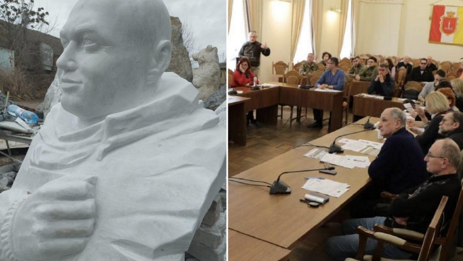 Одесская мэрия отказалась устанавливать бюст герою, взорвавшему вместе с собой Генический мост
