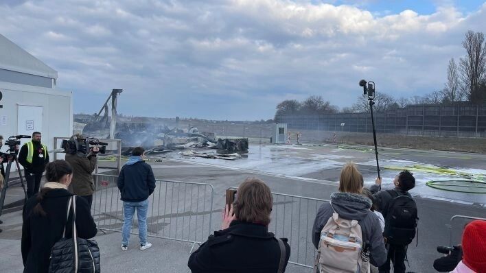 В Берлине произошел масштабный пожар в лагере для украинских беженцев