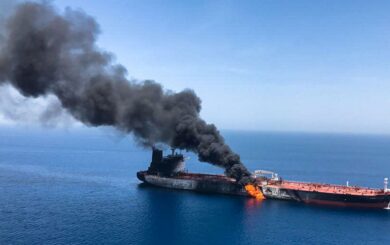 В Ормузькій протоці зіткнулися два нафтові танкери, один з яких належить до ”тіньового флоту” росії