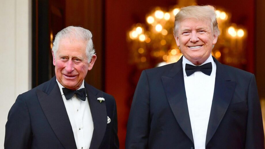 На Віндзорський замок вивели кадри з Трампом і Епштейном: британська поліція втрутилася