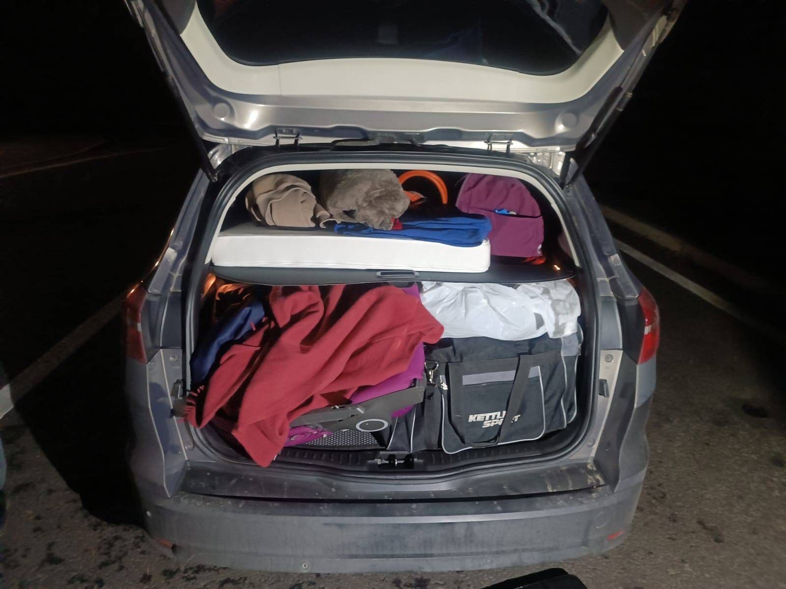 Українець заховався в багажнику