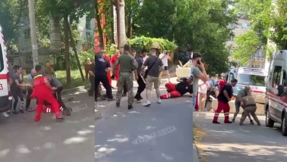 В Одессе врачи скорой помощи подали петицию к Президенту после конфликта в военкомате