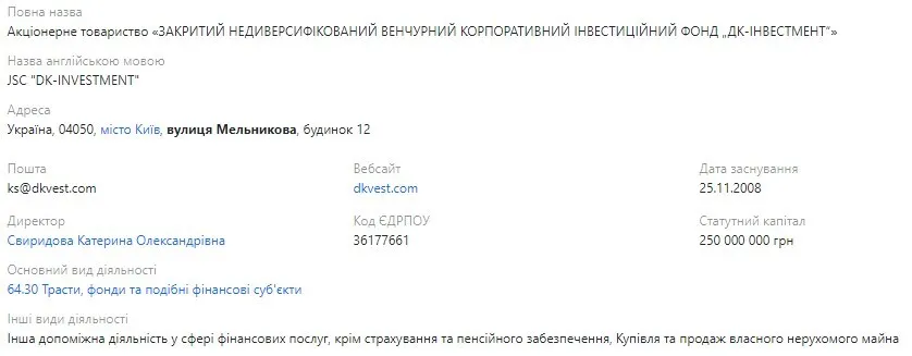 Руководство фондом осуществляет Екатерина Александровна Свиридова