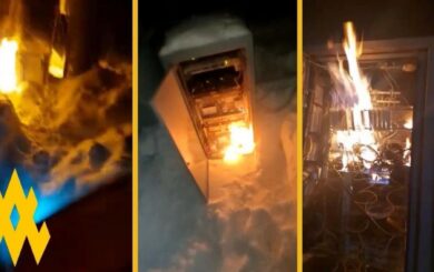 Под российским Новгородом партизаны сожгли три вражеских антенны РЭБ