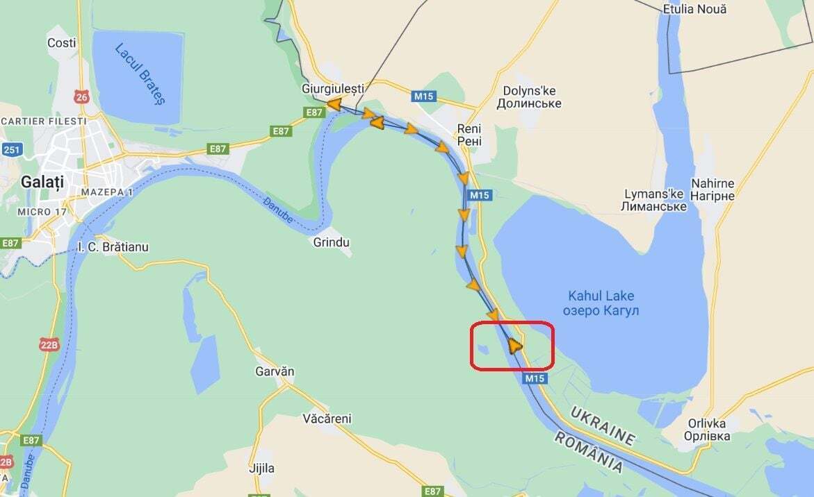 Україна в ході Дунайської операції затримала судно з Камеруну, що заходило у порт Криму