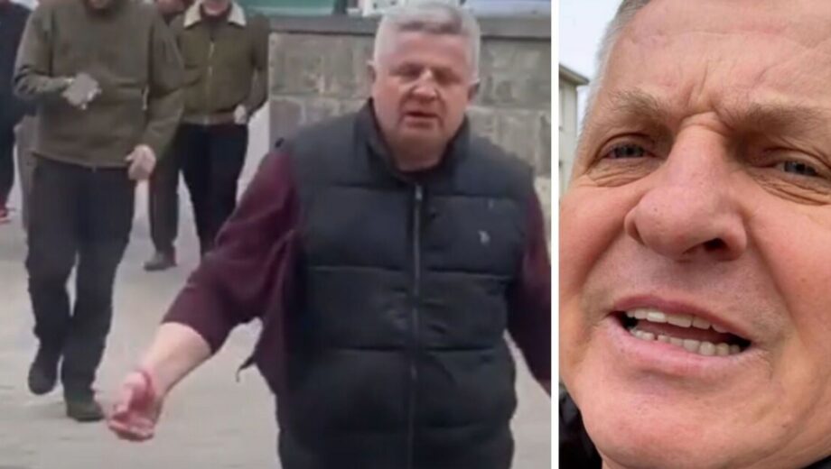 Подрядчик мэра Луцка Полищука совершил нападение на волонтера Сергея Тимчука (видео)