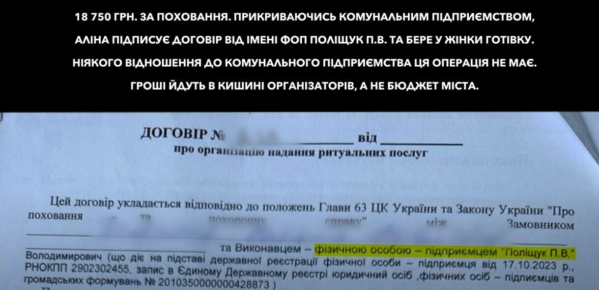 Бизнес на похоронах? Директора столичного КП Скорика обвиняют в вымогательстве с родственников умерших
