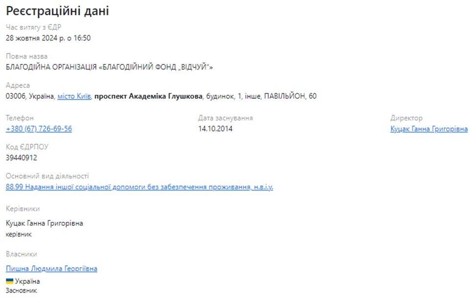 БФ “Відчуй''