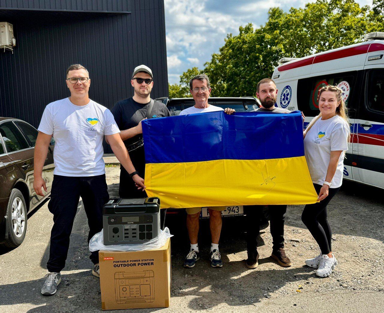 Сили оборони та лікарні Сумщини отримали допомогу від фонду ''Надія''