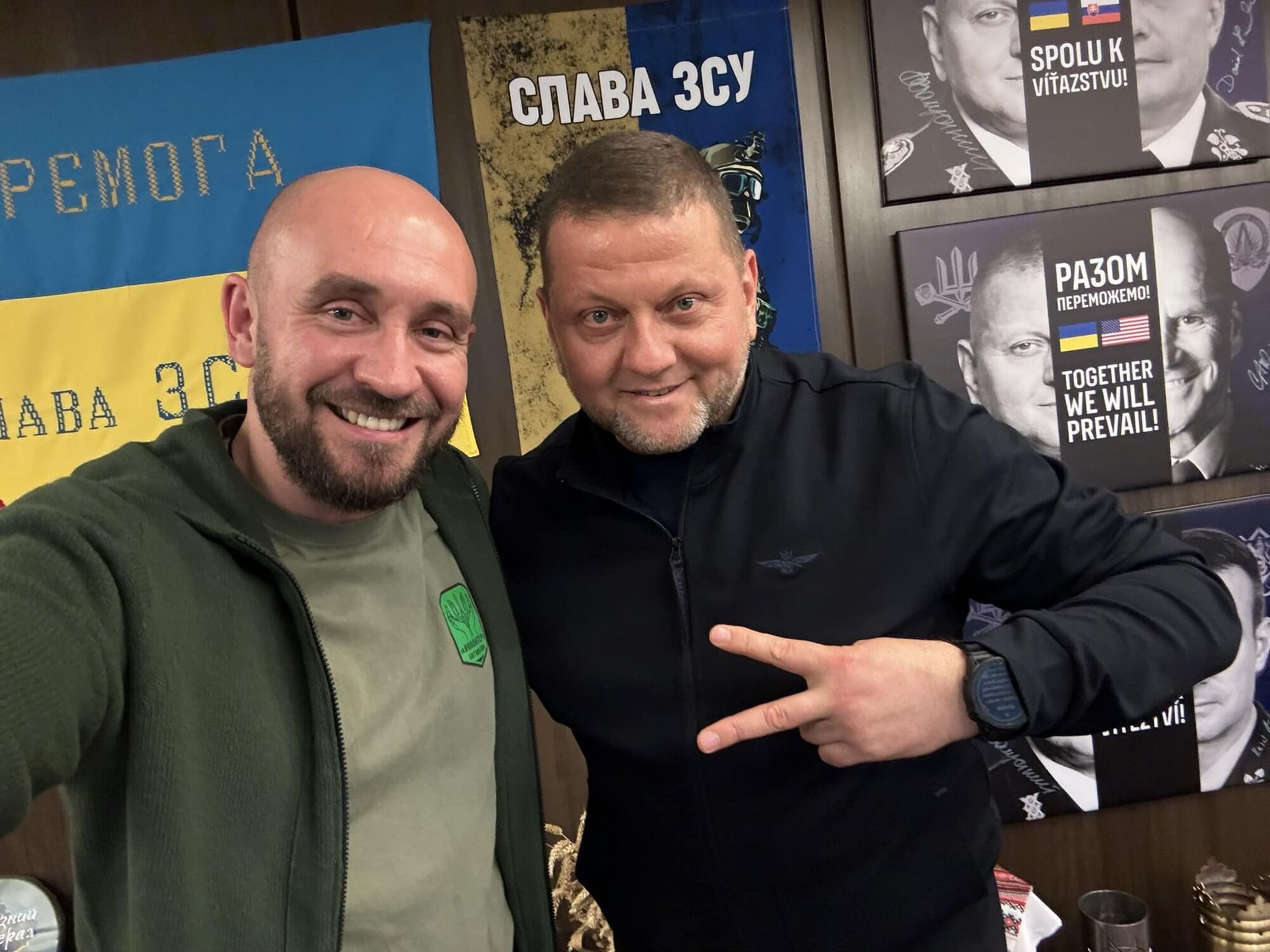 Роман Бочкала і Валерій Залужний