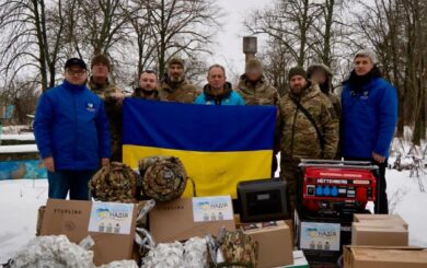 Харьковское направление: 376-я миссия на фронт фонда »Надежда», Валерия Дубиля и Николая Томенко