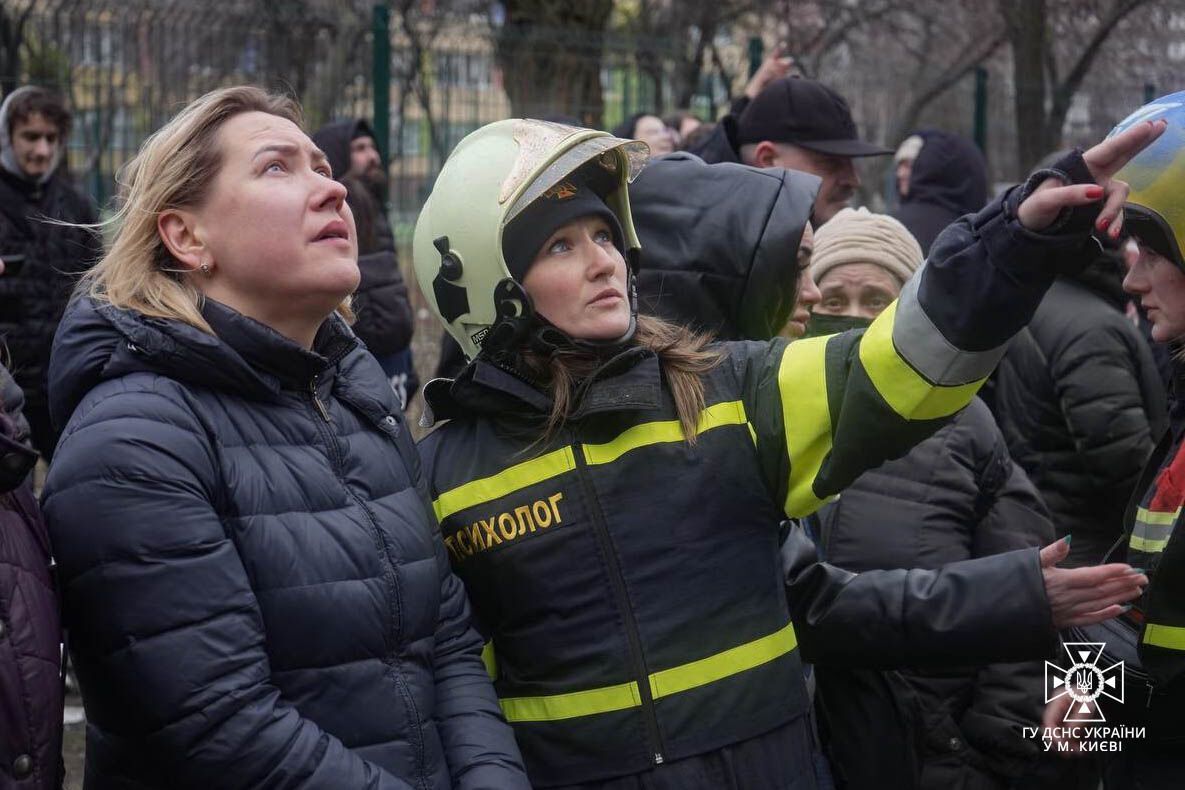 Атака на Киев: три человека погибли, часть остается под завалами (фото)