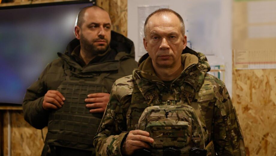 Олександр Сирський та Рустем Умєров перевірили бойову готовність військ на передовій
