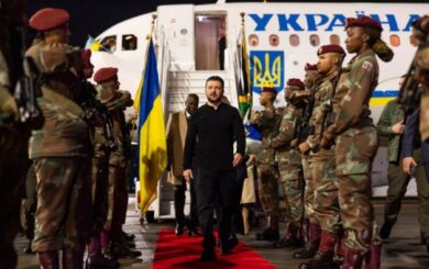 Зеленский и Первая леди прибыли в ЮАР