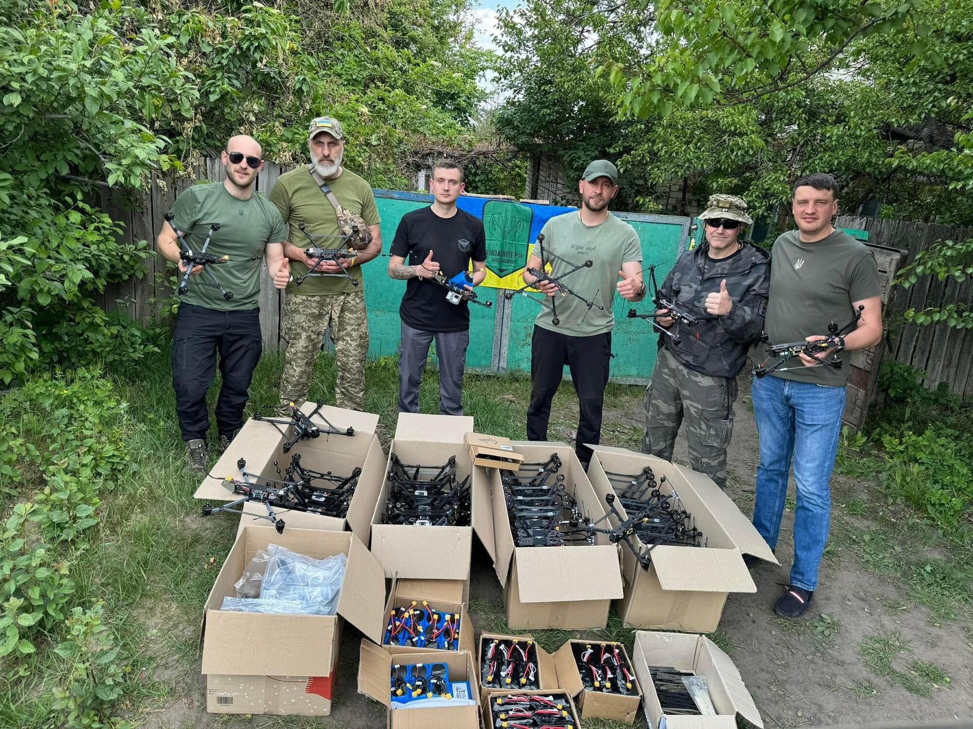 Тарас Лилик с командой БФ ''Батальон Волонтер''