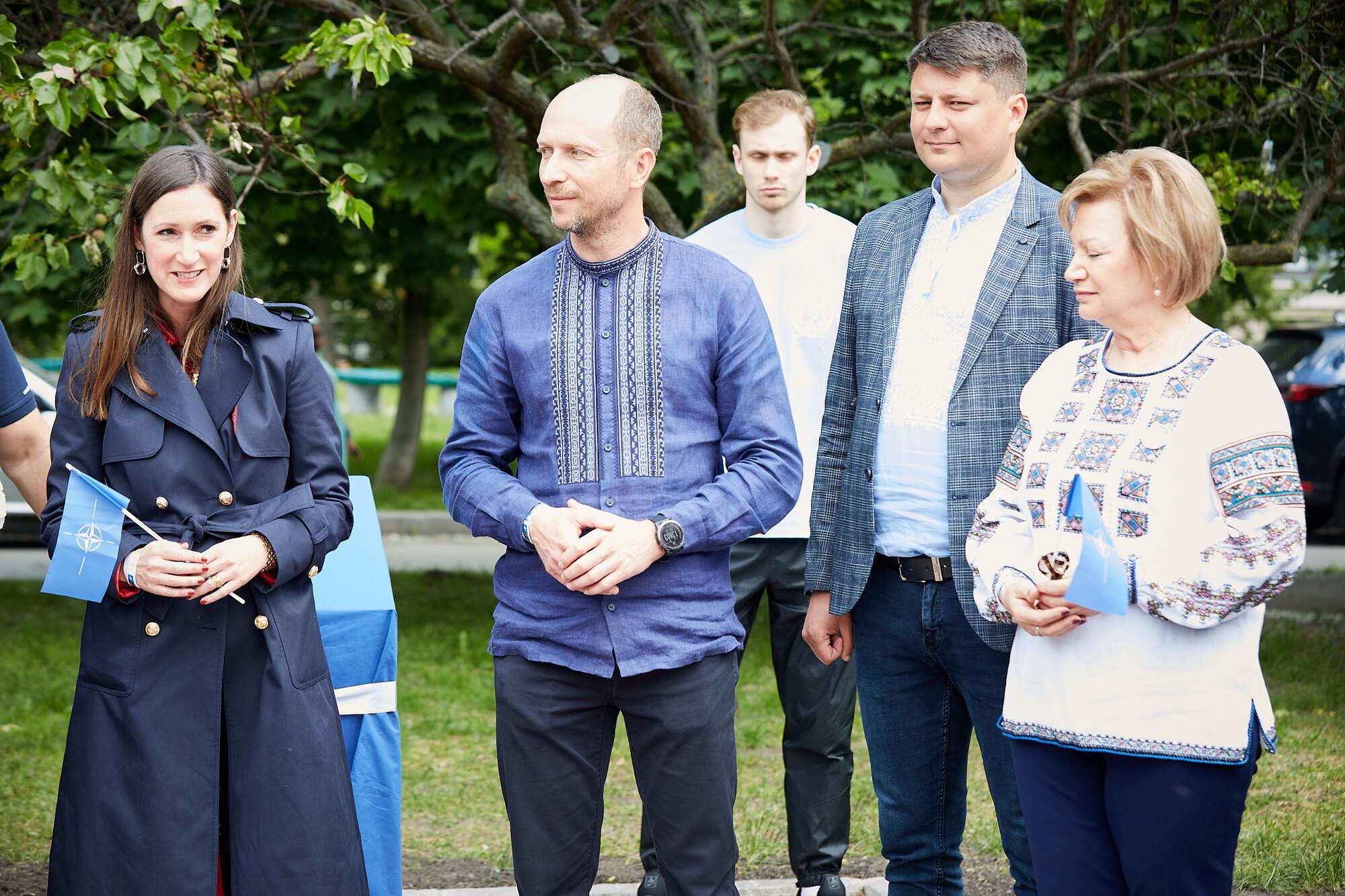 У Києві на Європейській площі відкрили ''Сквер НАТО'' (фото)