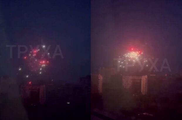 В Киеве на Позняках неизвестные запускали фейерверки: полиция начала расследование