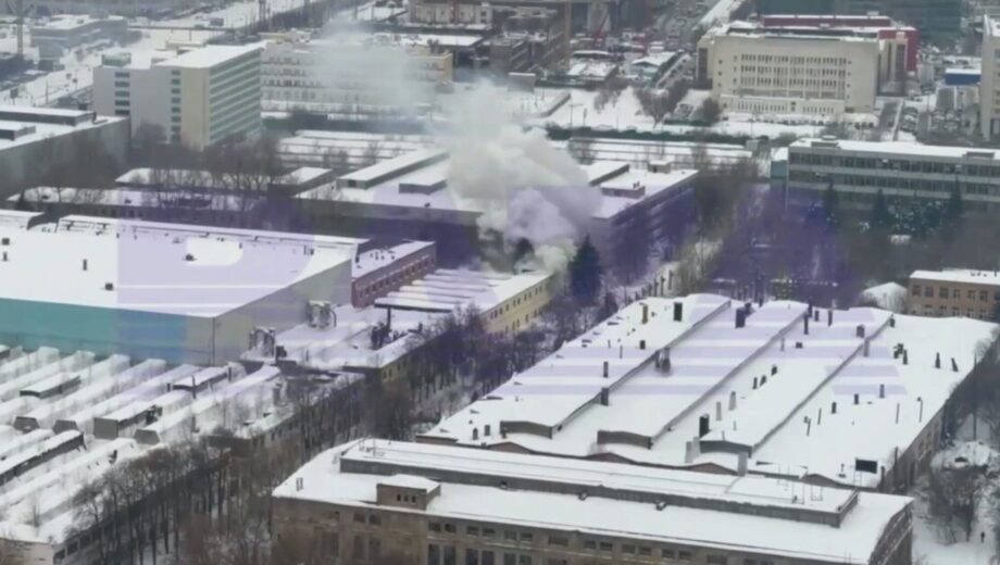 В Москве произошел пожар на заводе МиГ