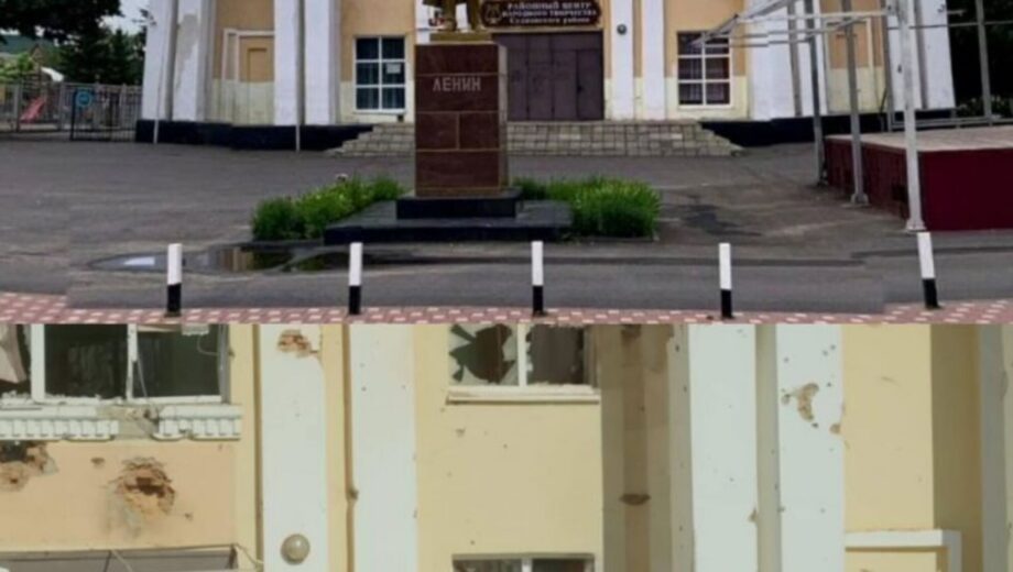 Декоммунизация продолжается: в Судже снесли памятник ленину (фото)
