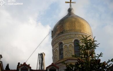 В Одесской области молния попала в здание монастыря УПЦ МП (фото, видео)