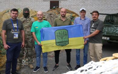 Защита для бойцов: БФ »Батальон Волонтер» с партнерами обеспечивает фронт антидроновыми сетками