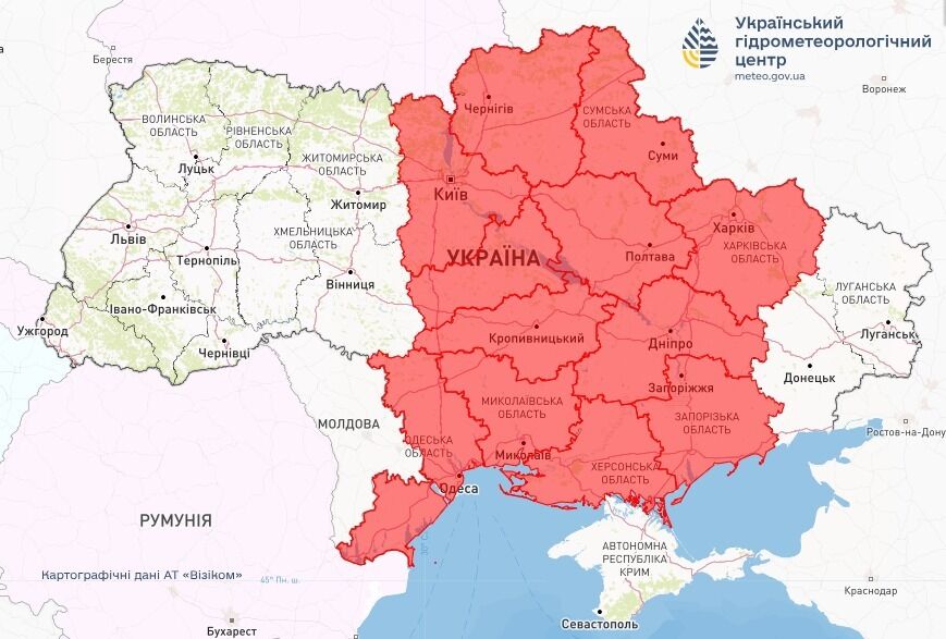 Пыльные бури и пожарная опасность — подробный прогноз погоды для Украины на неделю.