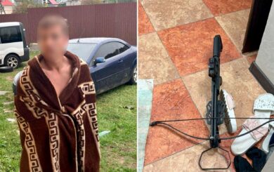 В Хмельницком задержан мужчина, который стрелял из арбалета по автомобилю