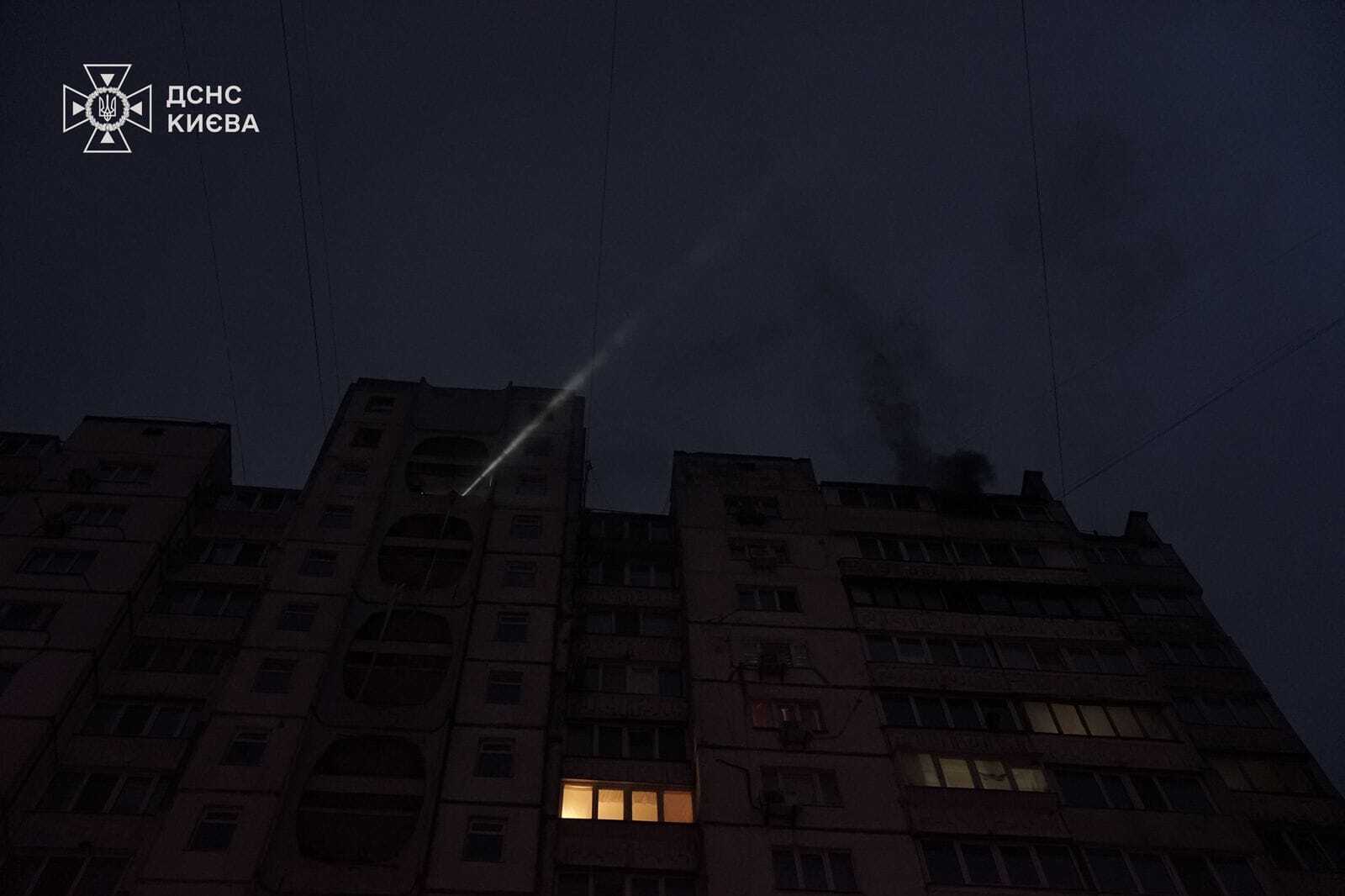Пожар в г. Киеве