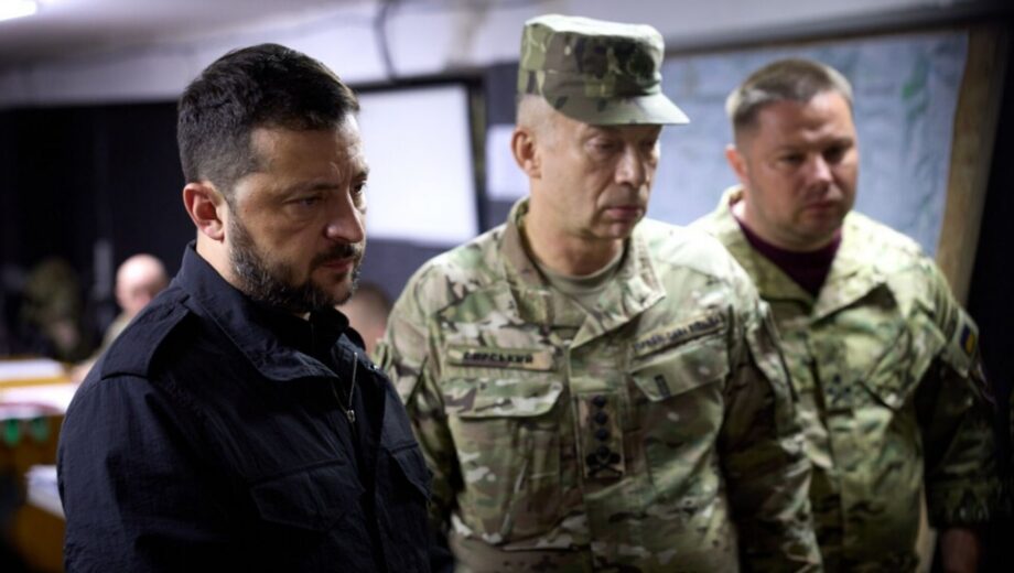 Владимир Зеленский побывал в районе боевых действий Донецкой области