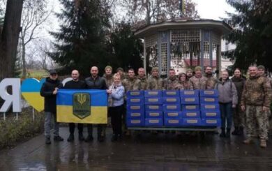 Горячая поддержка для ВСУ: передали чай и кофе военным