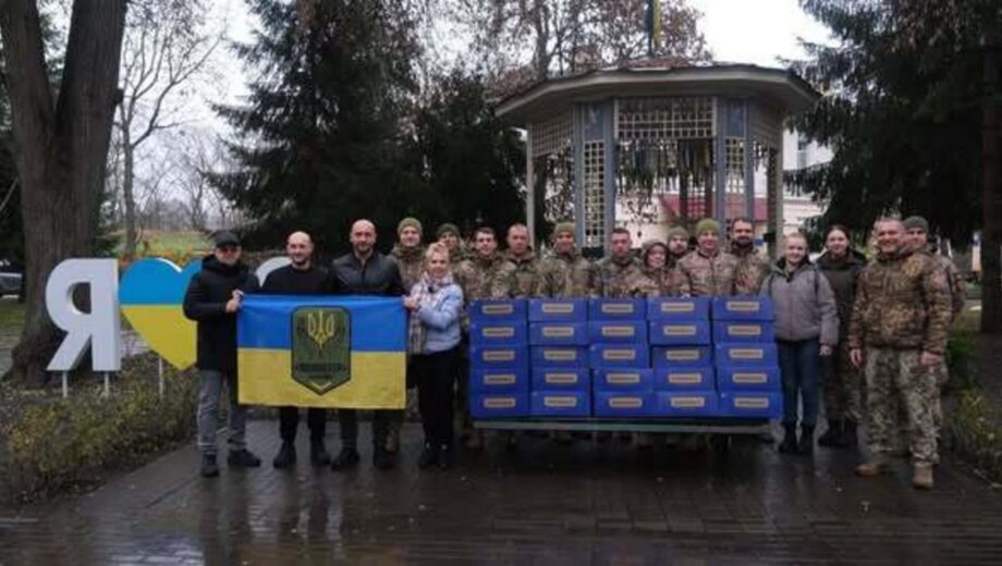 Горячая поддержка для ВСУ: передали чай и кофе военным