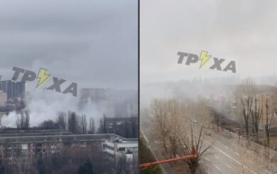 У Києві на Відрадному палає квартира у п’ятиповерхвці