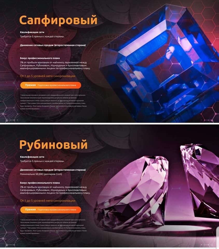 Мережа з ''сапфіровими'' та ''рубіновими'' статусами дуже скидалась на типову піраміду