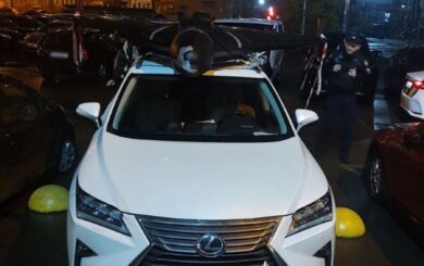 Киевлянин перевозил на Lexus дрон-камикадзе »шахед» — говорит, хотел передать в музей