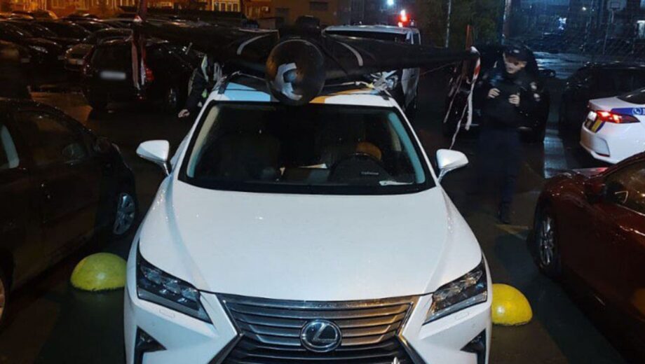 Киевлянин перевозил на Lexus дрон-камикадзе »шахед» — говорит, хотел передать в музей