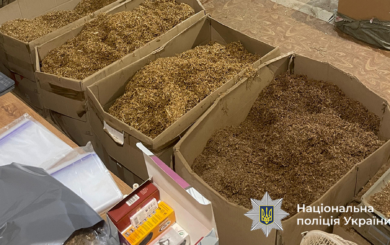 Подпольный табачный бизнес в Тернопольской области: полиция ликвидировала цех и изъяла сырья на 20 миллионов гривен