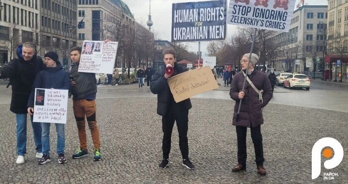 Як у Берліні мітинг проти ТЦК перетворився на парад російських наративів