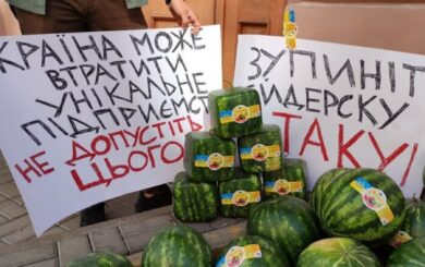 Рейдерське захоплення ”Дунайського аграрію”: мирна акція під стінами Мін’юсту