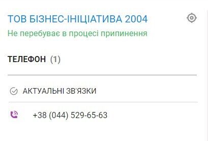 ТОВ “Бізнес ініціатива 2004''